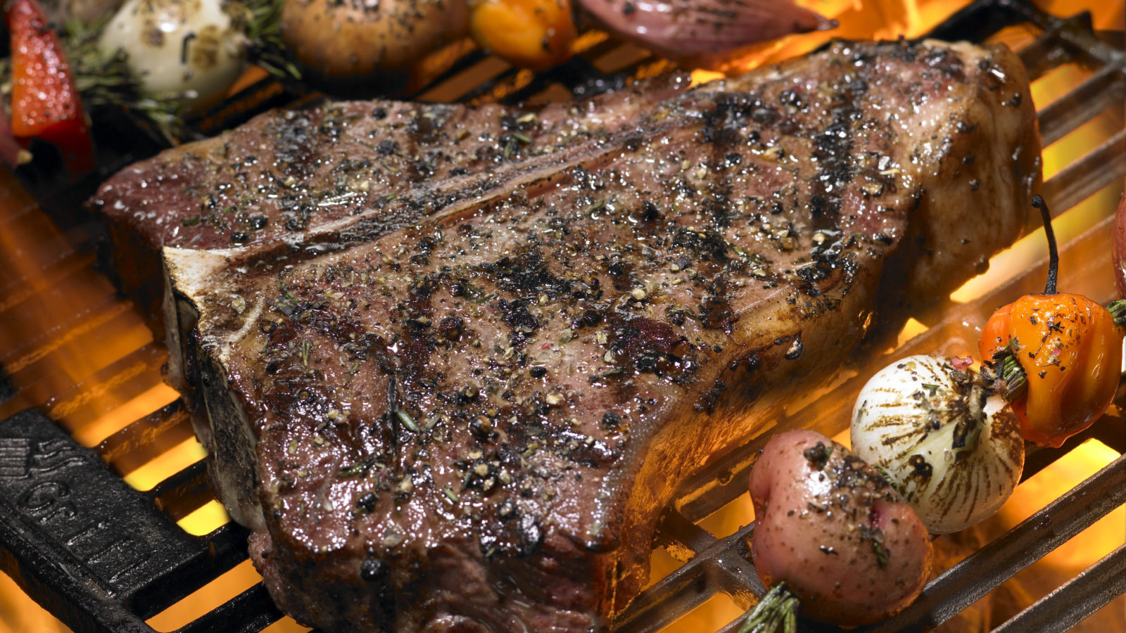 Porterhouse on Grill